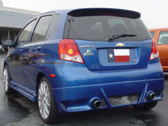 Chevrolet Aveo 5-Dr Hatchback Factory Style Roof No Light Spoiler (2004-2011)