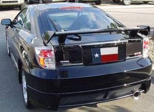 Chevrolet Cobalt 2Dr Action Package Custom Post No Light Spoiler (2005-2010)