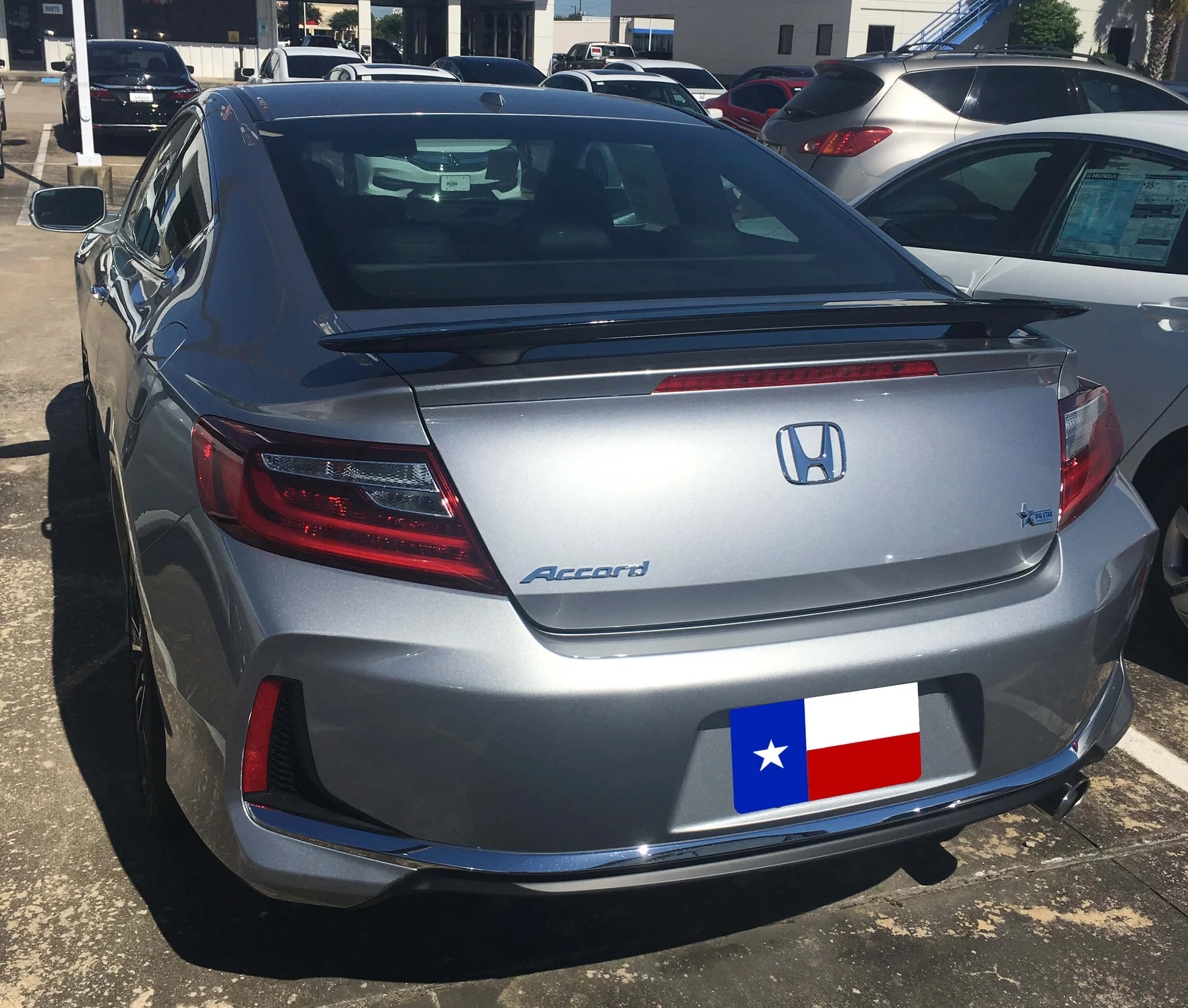HONDA ACCORD 2DR CUSTOM 2POST NO LIGHT SPOILER (2013-2017)