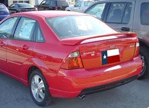 Ford Focus 4-Dr Factory Post No Light Spoiler (2000-2007)