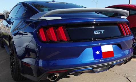 Ford Mustang "GT350R Inspired" 3 Piece Custom No Light Spoiler (2015-2023)