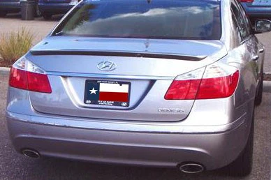 Hyundai Genesis Sedan Custom Lip No Light Spoiler (2009-2014)