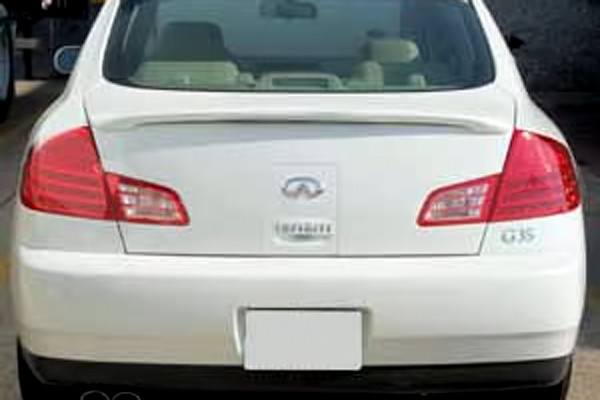 Infiniti G35 Sedan Custom Lip No Light Spoiler (2003-2006)