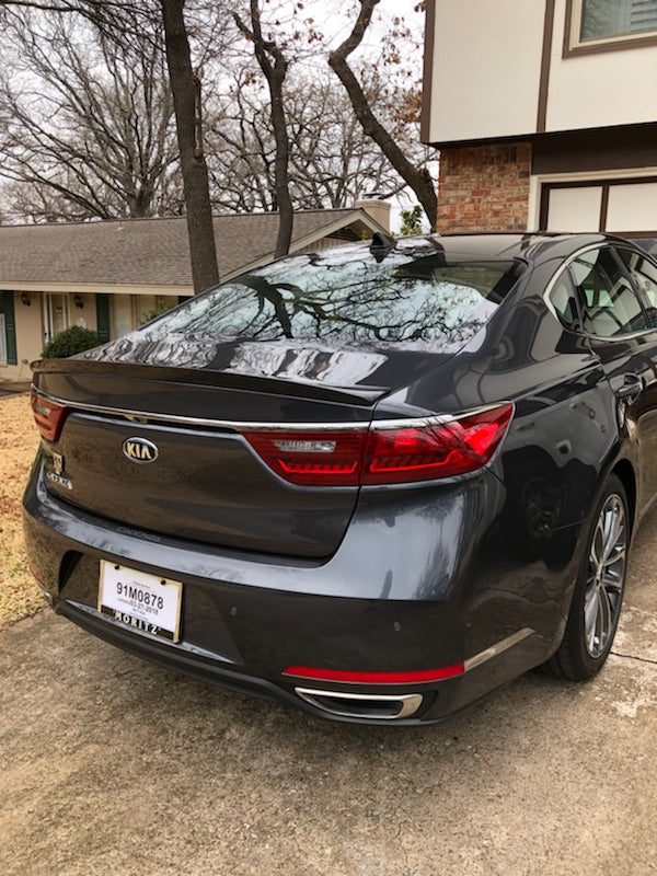 Kia Cadenza Custom Flush No Light Spoiler (2018-2020)
