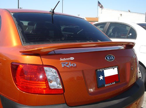 Kia Rio 4-Dr Factory Post Lighted Spoiler (2008-2011)