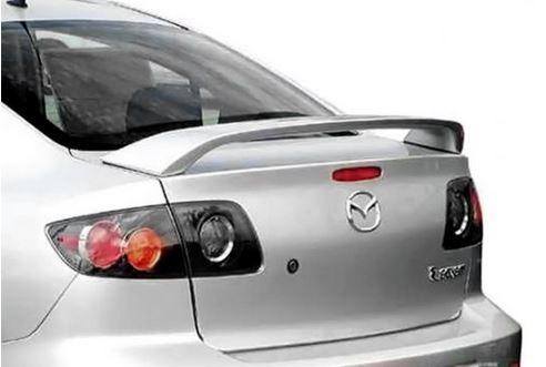 Mazda 3 Sedan Factory Post No Light Spoiler (2004-2009)