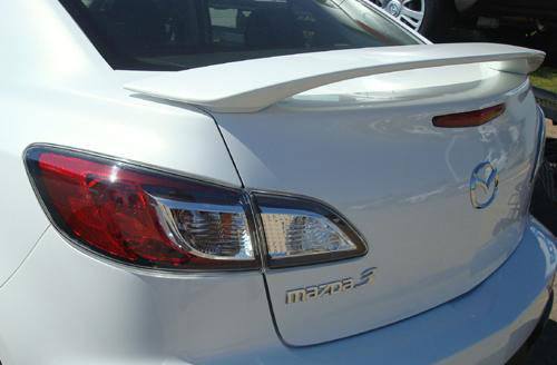 Mazda 3 Sedan Factory Post No Light Spoiler (2010-2013)