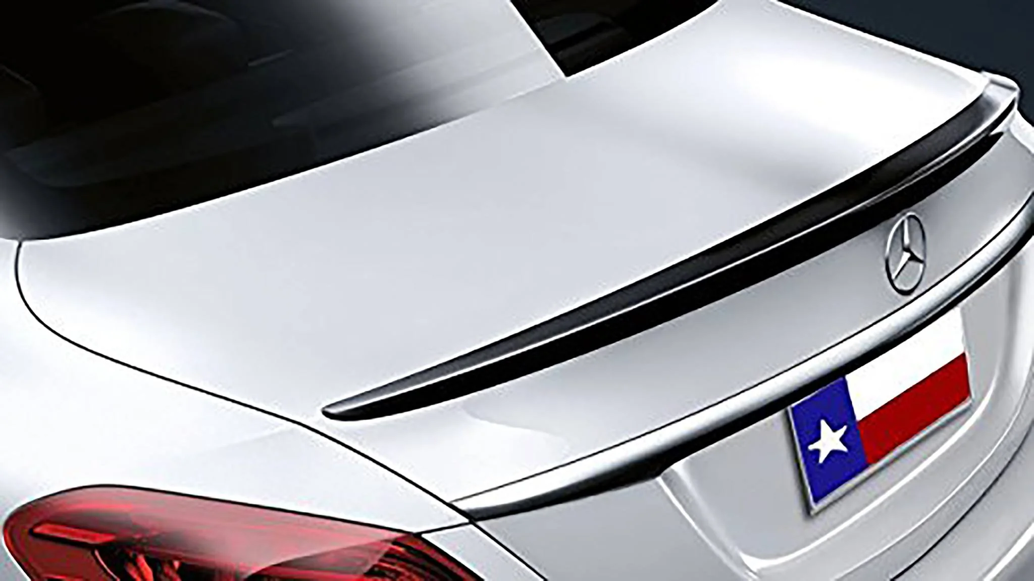 Mercedes C Class 4Dr Factory Lip No Light Spoiler (2015-2021)