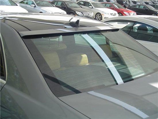 Mercedes E-Class Sedan Factory Window No Light Spoiler (2010-2016)