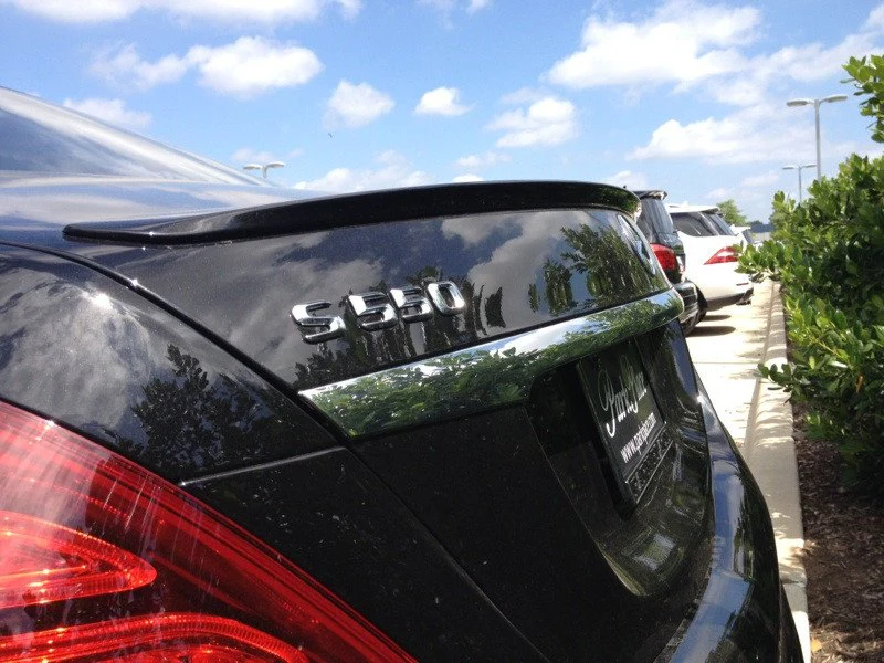 Mercedes S Class Factory Lip No Light Spoiler (2014-2020)