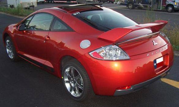 Mitsubishi Eclipse Roadster Factory Post No Light Spoiler (2006-2012)