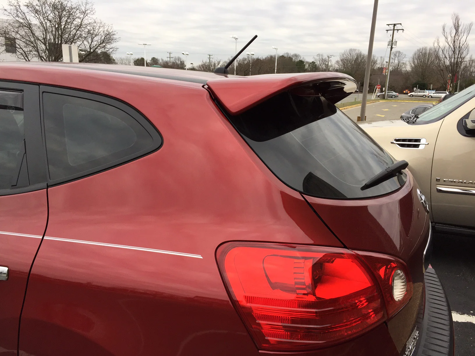 Nissan Rogue Select Model Factory Roof No Light Spoiler (2014-2020)