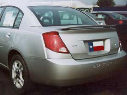 Saturn Ion 4DR Factory Post No Light Spoiler (2003-2008)