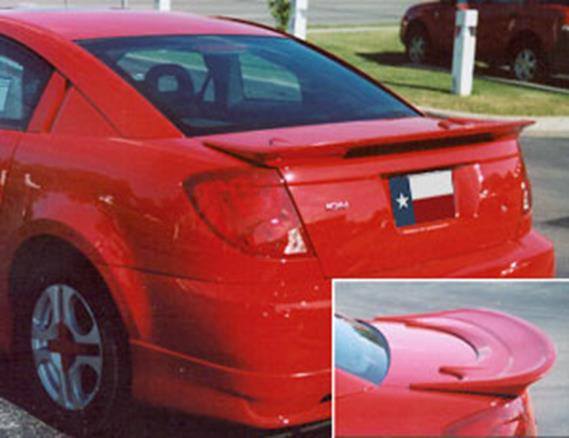Saturn Ion Quad Coupe Factory Flush No Light Spoiler (2003-2008)